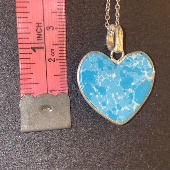 SALE ⭐️ Amazonite heart Pendant - Picture 5 of 7